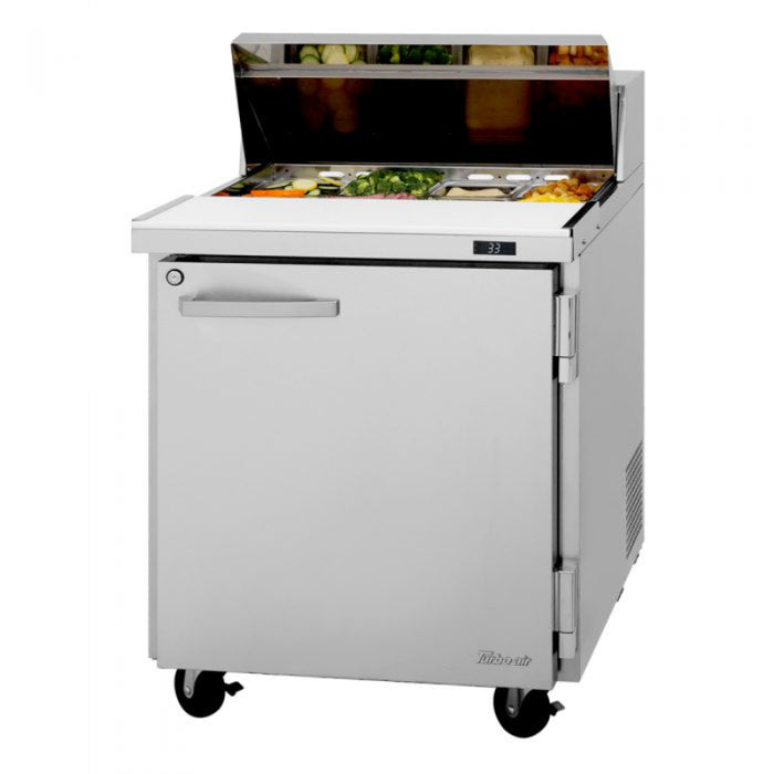 Turbo Air PST-28-N PRO Series Sandwich/Salad Prep Table with Self Cleaning Condenser