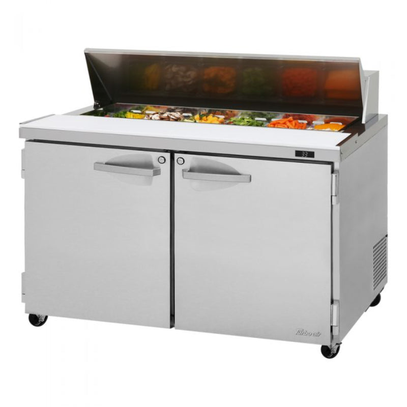 Turbo Air PST-48-N PRO Series Sandwich/Salad Unit with Two Sections 12 cu. ft.