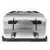 Prepline Equipment PT-4S Four-Slice Commercial Toaster - 120V, 1,800W
