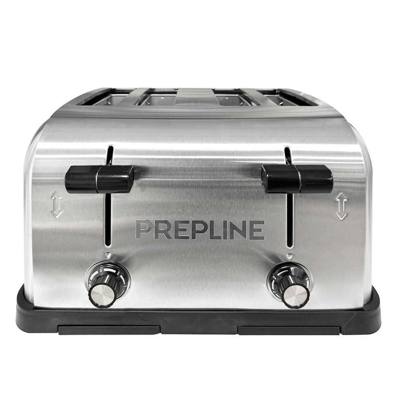 Prepline Equipment PT-4S Four-Slice Commercial Toaster - 120V, 1,800W