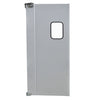 Prepline PTD3684 36" x 84" Single Aluminum Swinging Traffic Door with Window