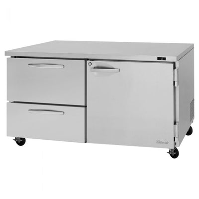 Turbo Air PUF-60-D2R-N PRO Series Undercounter Freezer , 17 cu. ft.