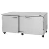 Turbo Air PUR-72-N PRO Series Undercounter Refrigerator Two Section, 18.8 cu. ft.