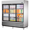 True TSD-69G-HC-LD Reach-In Glass Slide Door Refrigerator