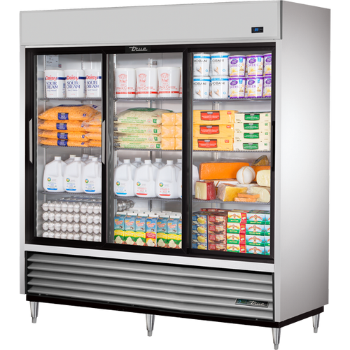 True TSD-69G-HC-LD Reach-In Glass Slide Door Refrigerator