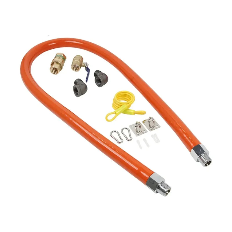 Prepline QD3460 3/4" x 60" Gas Hose Connector Kit with Quick Disconnect