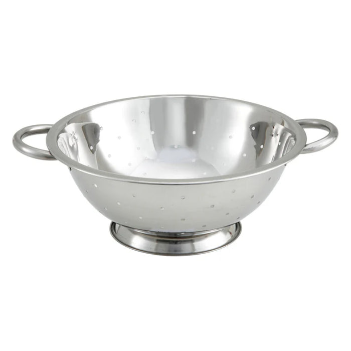 Food Preparations, All-Purpose Colanders With Handles and Base, Stainless Steel by Winco