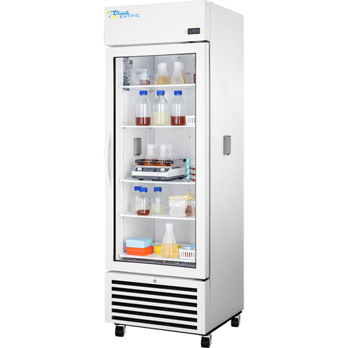 True TSCI-450CR-SWG-R-WW-1A True Scientific – 450 Capacity in Liters • Chromatography Unit • Refrigerator – Swing Glass Door – Right Door Hinge – White Exterior • White Interior – 115 Voltage • Revision A