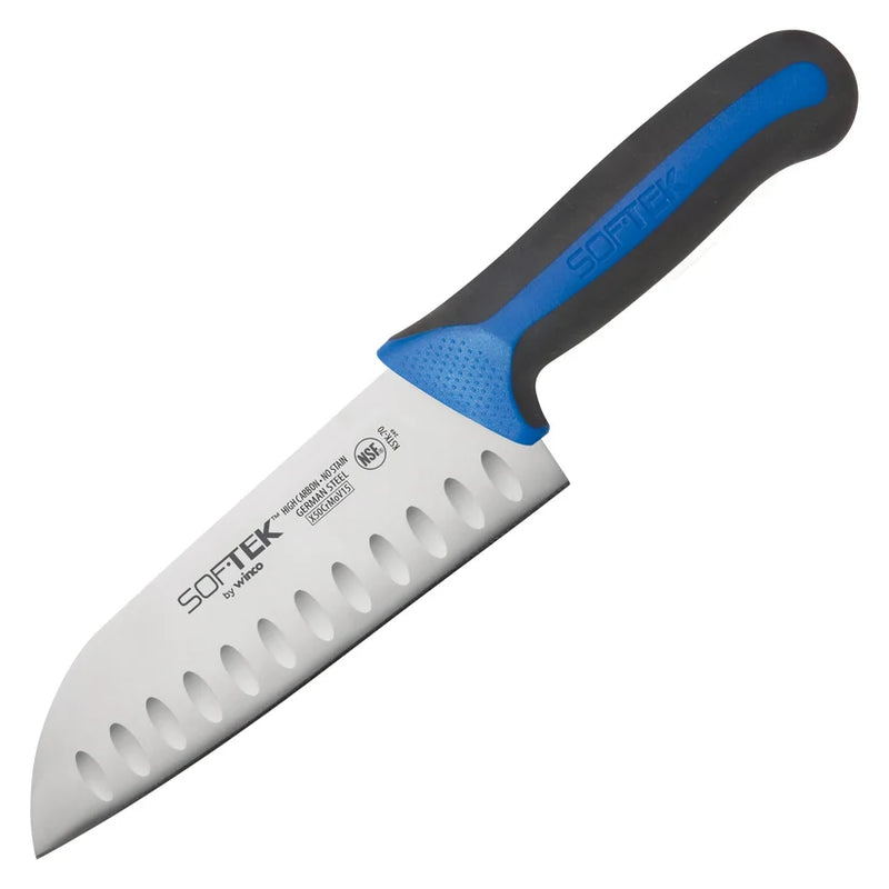 Winco KSTK-70 7" Sof-Tek Santoku Knife