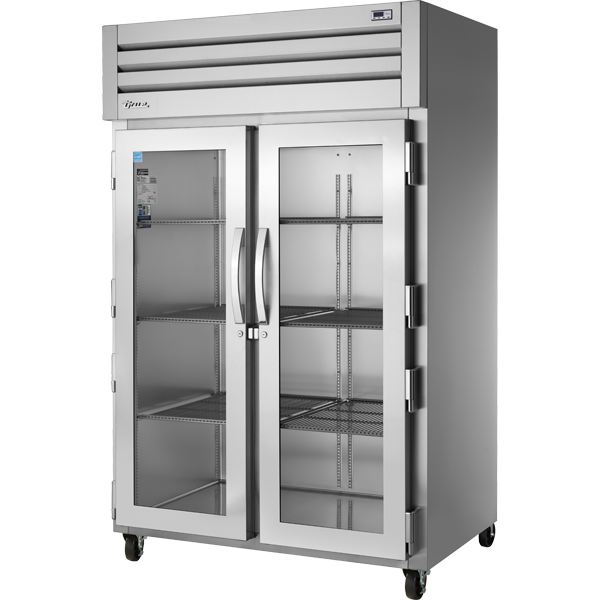 True STG2R-2G-HC Reach-In Glass Swing Door Refrigerator