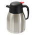 Winco Stainless Steel Lined Double-Wall Insulated Carafes with Push-Button Lid
