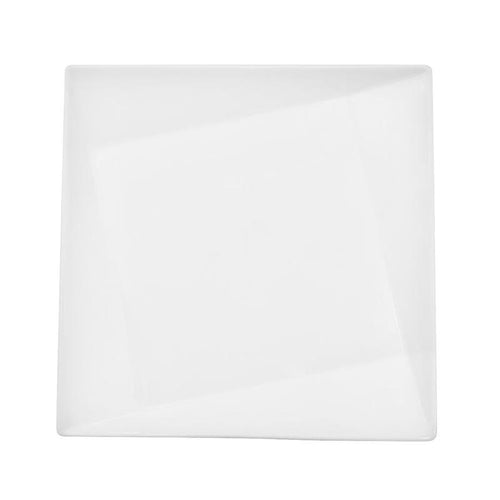 CAC Chinaware Crystal Square Dinner Plate 9"