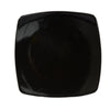 CAC Chinaware Color Stoneware Square Flat Plate Black 11 7/8"
