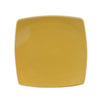 CAC Chinaware Color Stoneware Square Flat Plate Yellow 11 7/8"