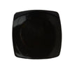 CAC Chinaware Color Stoneware Square Flat Plate Black 6 7/8"
