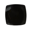 CAC Chinaware Color Stoneware Square Flat Plate Black 8 7/8"