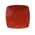 CAC Chinaware Color Stoneware Square Flat Plate Red 8 7/8