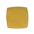 CAC Chinaware Color Stoneware Square Flat Plate Yellow 8 7/8