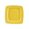 CAC Chinaware Color Stoneware Square In Square Plate Yellow 6 7/8"