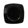 CAC Chinaware Color Stoneware Round In Square Plate Black 11 7/8"