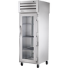 True STA1RPT-1G-1S-HC Pass-Thru Glass Front/Solid Rear Swing Doors Refrigerator
