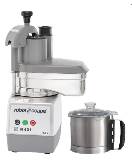 Robot Coupe R401 Combination Food Processor, Continuous Feed & 2 Discs