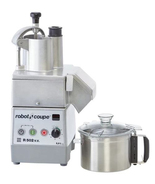 Robot Coupe R502VV Variable Speed Combination Food Processor with 6 Qt. / 5.9 Liter Cutter Bowl