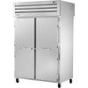 True STA2RPT-2S-2G-HC Pass-Thru Solid Front/Glass Rear Swing Doors Refrigerator