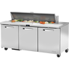 True TSSU-72-16-HC~SPEC3 Solid Door Sandwich/Salad Unit with Hydrocarbon Refrigerant~Spec Package 3
