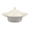 CAC Chinaware Sushi-Signature Pasta Bowl W/ Lid 9.5oz [Bowl 7 1/4" I Lid 4 1/4"]