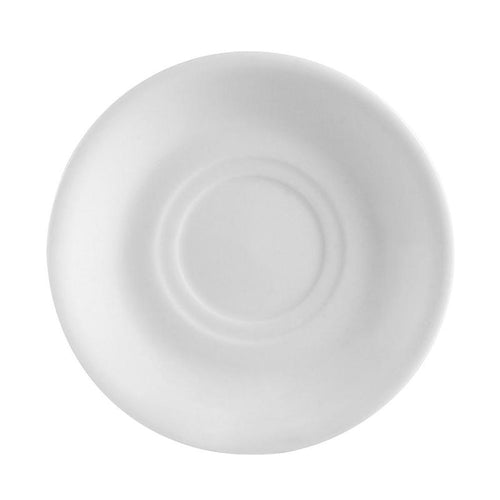 CAC Chinaware Clinton-rolled edge Saucer For RCN-1, RCN-1-S, etc. 6"