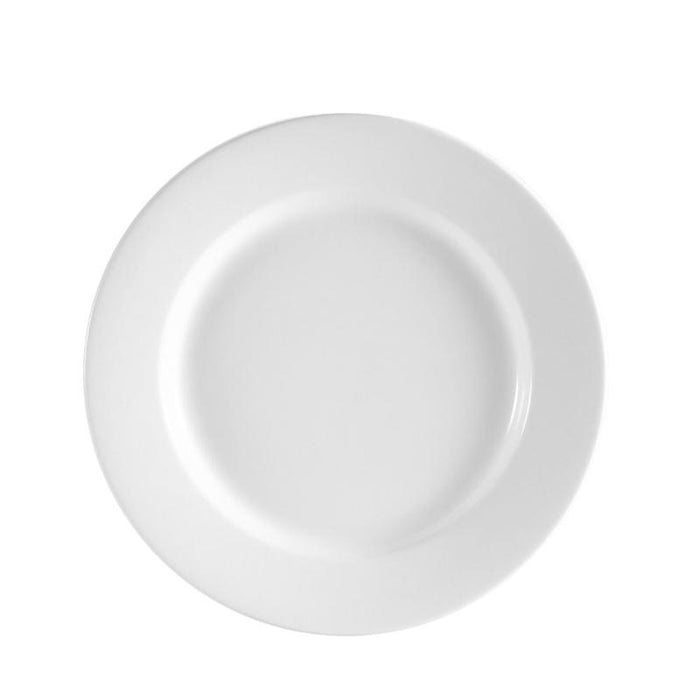 CAC Chinaware Clinton-rolled edge Plate 16"