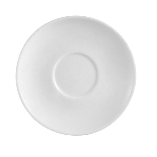 CAC Chinaware Clinton-rolled edge Saucer For RCN-35, PRM-2-P, etc. 4 1/2"
