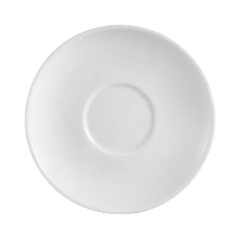 CAC Chinaware Clinton-rolled edge Saucer For RCN-35, PRM-2-P, etc. 4 1/2"