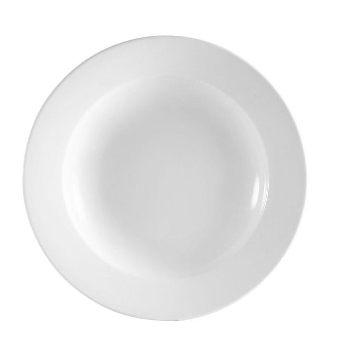 CAC Chinaware Clinton-rolled edge Rim Soup Plate 10oz 8 7/8"