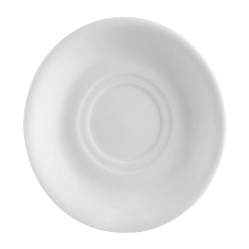 CAC Chinaware Clinton-rolled edge Saucer For RCN-56 6 7/8"