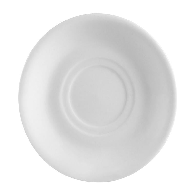 CAC Chinaware Clinton-rolled edge Saucer For RCN-56 6 7/8"