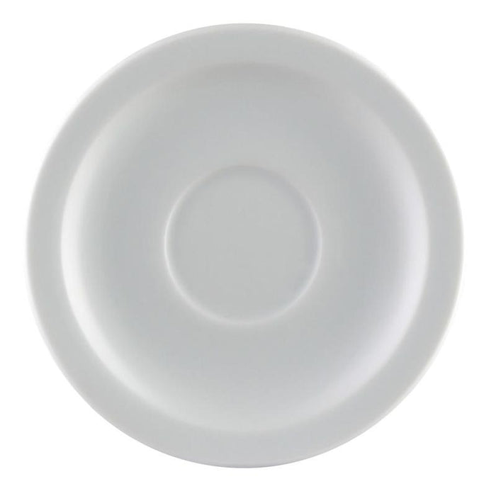 CAC Chinaware Clinton-rolled edge Saucer For RCN-T35 4 3/4"