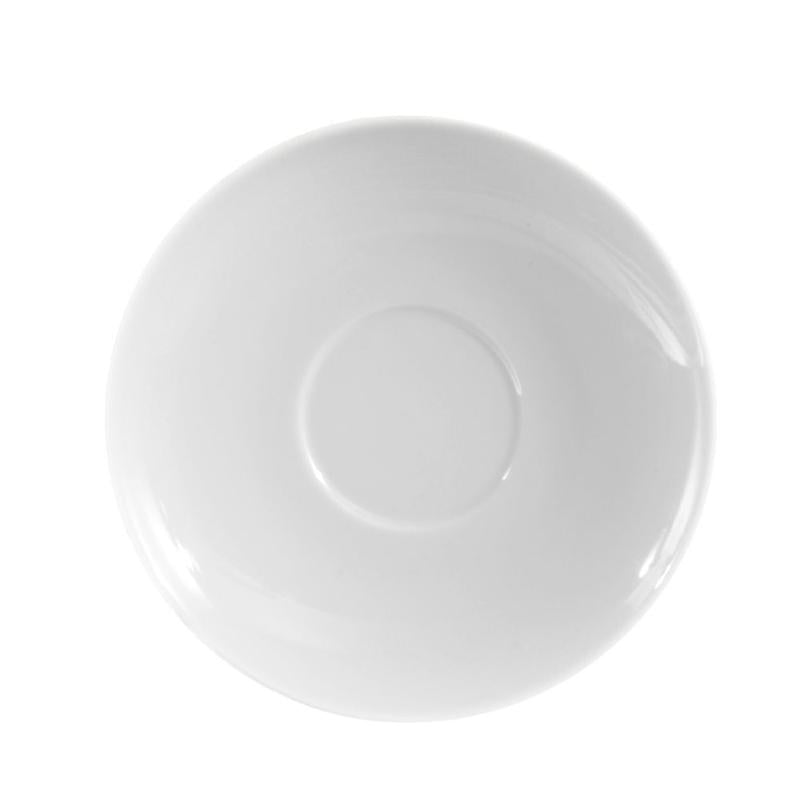 CAC Chinaware Clinton-rolled edge Saucer For RCN-VC10 7"