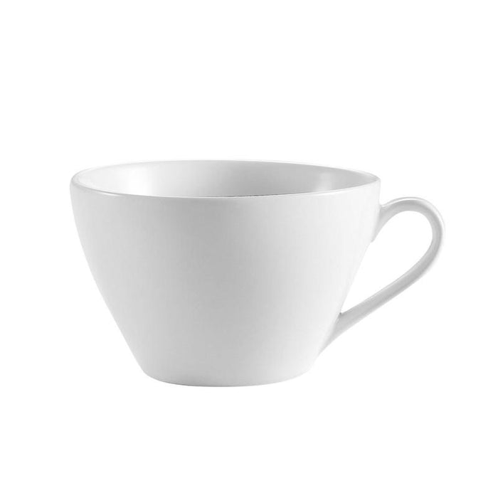 CAC Chinaware Clinton-rolled edge V Cup 10oz 4 1/2"