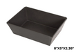 LloydPans personal size Detroit-style pizza pan with Pre-Seasoned Tuff-Kote finish