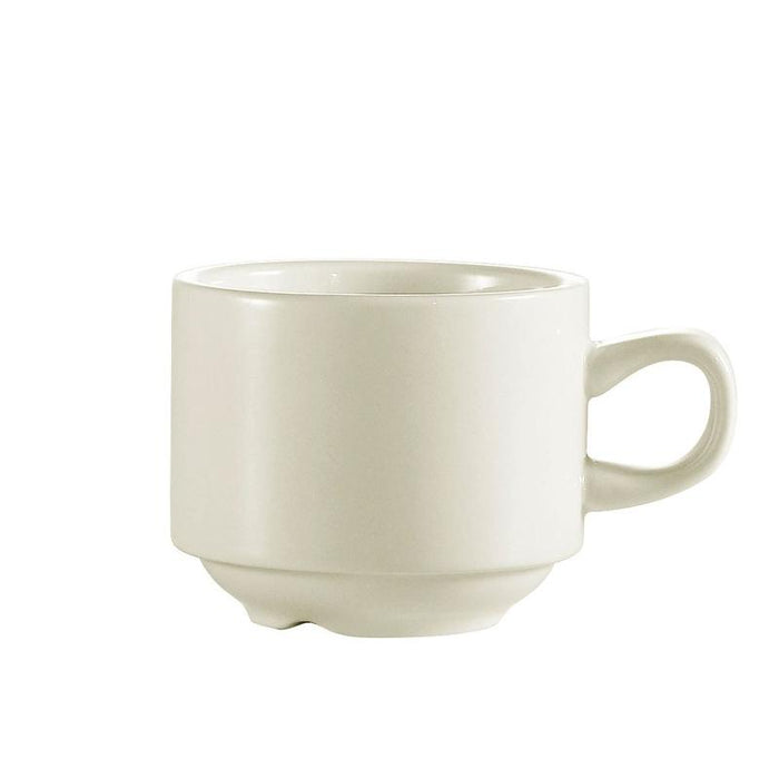 CAC Chinaware Rolled edge Stacking Cup 8.5oz 3 1/2"