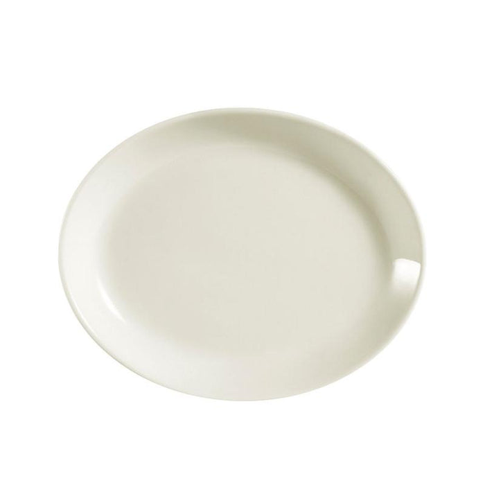 CAC Chinaware REC- Coupe Coupe Oval Platter 10 1/2"