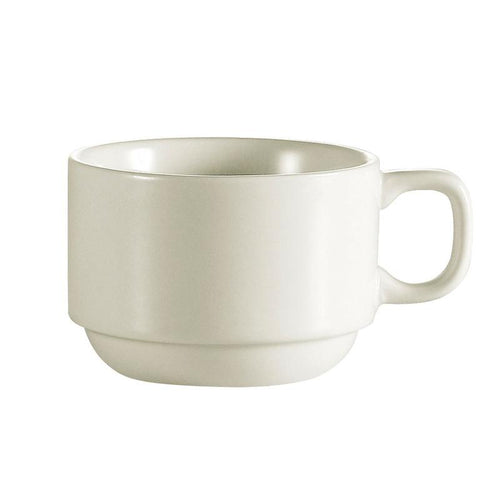 CAC Chinaware Rolled edge Stacking Cup 7oz 3 1/4"