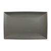 Thunder Group Melamine Western 16-1/8" x 8", 1-1/8" Deep, Rectangle Tray, Classic Stone Grey,1 doz