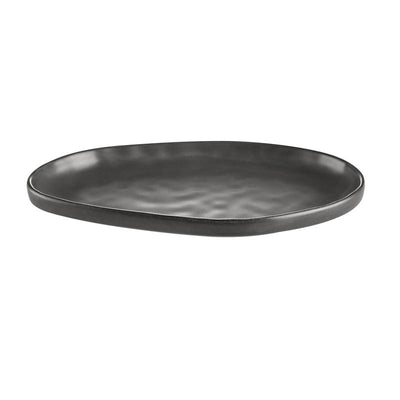 CAC Chinaware Rainforest Platter Dark Green 14"