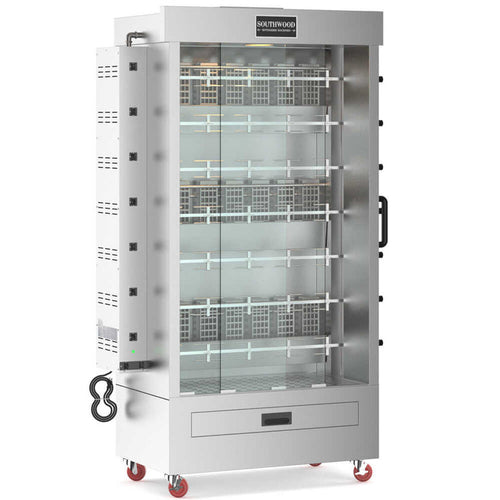 Southwood RG7-LP 28-35 Chicken Liquid Propane Rotisserie Oven - 7 Spits
