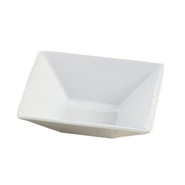 Yanco ML-707 7" X 2" Square Bowl, Super White, High Quality Porcelain 18 Oz, Pack of 24 ( 2 Dz )