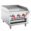 Cookline RGB-24M 24-Inch Gas Raised Griddle Broiler Combo - 54,000 BTU