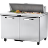 True TSSU-48-12-HC~SPEC3 Solid Door Sandwich/Salad Unit with Hydrocarbon Refrigerant~Spec Package 3